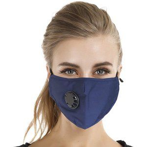 2 pcs Outdoors, Festival, Sports, Face Mask Navy